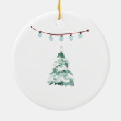 Cute House Ons eerste huis Botanische Ornament (Achterkant)