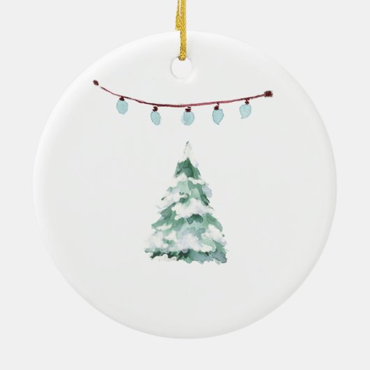 Cute House Ons eerste huis Botanische Ornament (Achterkant)