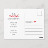 Cute House We hebben de aankondiging van de Holida Briefkaart (Achterkant)