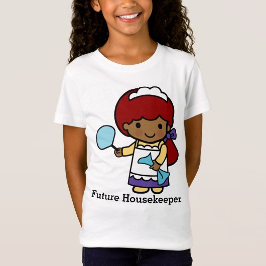 Cute Housekeeper T-shirt (Voorkant)