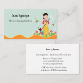 Cute Housekeeping Visitekaartje (Voorkant / Achterkant)