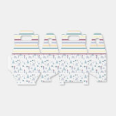 Cute Houses Trees Mountains Modern Pattern Bedankdoosjes (Uitgevouwen)