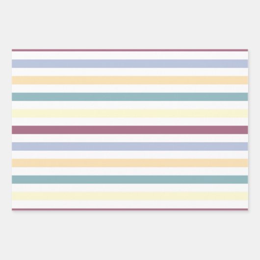 Cute Houses Trees Mountains Modern Pattern Inpakpapier Vel (Voorkant 3)