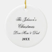 Cute Housewarming Keramisch Ornament (Achterkant)