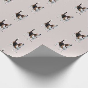 Cute Howling Beagle Dog    Cadeaupapier