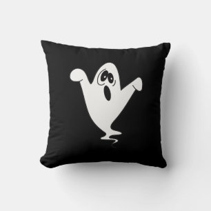 Cute Howling Ghost Halloween Kussen
