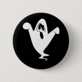 Cute Howling Ghost Halloween Ronde Button 5,7 Cm (Voorkant)