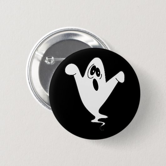 Cute Howling Ghost Halloween Ronde Button 5,7 Cm (Voorkant /achterkant)