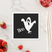 Cute Howling Ghost Halloween Servetten (Insitu)