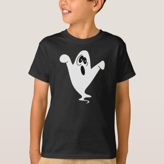 Cute Howling Ghost Halloween T-shirt (Voorkant)