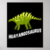 Cute Huayangosaurus Dinosaur Design  Poster (Voorkant)