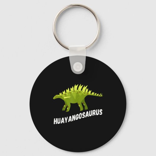 Cute Huayangosaurus Dinosaur Design Sleutelhanger (Voorkant)