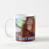 Cute Hug-Mok bij dieren Koffiemok (Links)