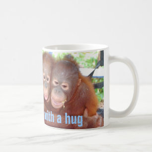 Cute Hug-Mok bij dieren Koffiemok