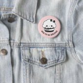 Cute Hugs en Kisses Cupcake Ronde Button 5,7 Cm (In situ)