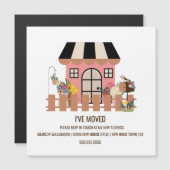 Cute Huis | Aankondiging van verhuizing naar nieuw (Voorkant / Achterkant)