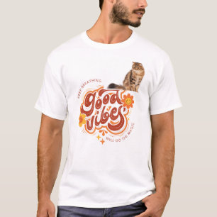Cute huisdier kat design T-shirt