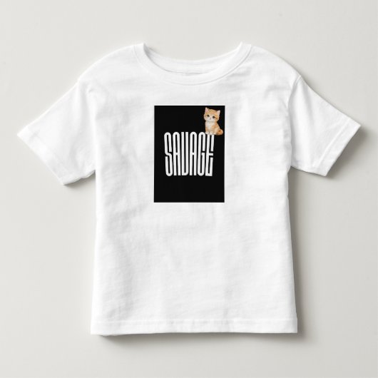 Cute huisdier kat ontwerp T-shirt (Voorkant)