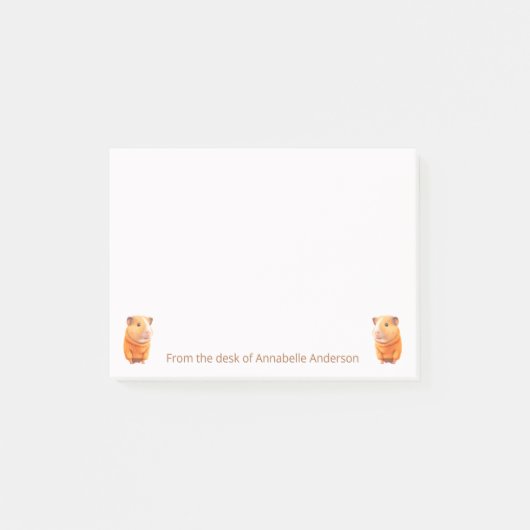 Cute huisdieren Cavia's persoonlijke notities Post-it® Notes (Voorkant)