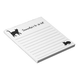 Cute huisdieren silhouetten ontwerp - Katten 1 Notitieblok