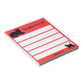 Cute huisdieren silhouetten ontwerp - Katten 1 Notitieblok