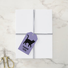 Cute huisdieren silhouetten ontwerp - Katten 1 + t Cadeaulabel