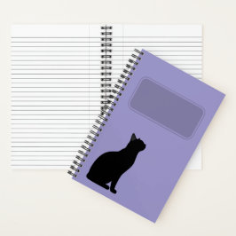 Cute huisdieren silhouetten ontwerp - Katten 1 + t Notitieboek