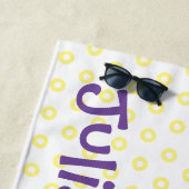 Cute hummingbird and bee cartoon illustration strandlaken (In situ)