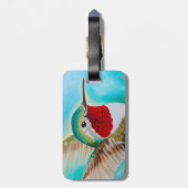 Cute Hummingbird Bagagelabel (Achterkant verticaal)