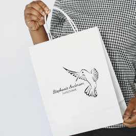 Cute Hummingbird Custom Handmade Large Rubberstempel