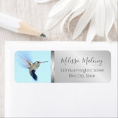 Cute Hummingbird Etiket (Insitu)