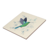 Cute Hummingbird Floral Tegeltje (Zijkant)