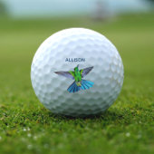 Cute Hummingbird Monogrammed Golfballen