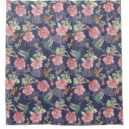 Cute Hummingbird Showgordijn Douchegordijn