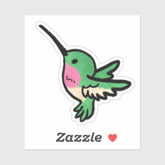 Cute HummingBird Sticker (Vel)