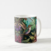 Cute Hummingbird Wrap Koffiemok (Voorkant rechts)