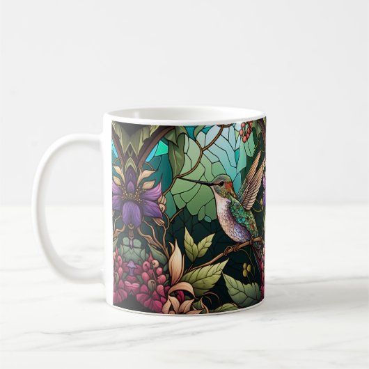 Cute Hummingbird Wrap Koffiemok (Links)