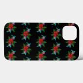 Cute Hummingsbird on Hibiscus Flower Cartoon Case-Mate iPhone Case (Achterkant (horizontaal))