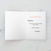 Cute Humor Cocktail Recept Eenvoudig Modern Verjaa Kaart (Binnen)