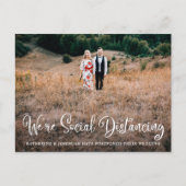 Cute Humoureuze Weddenschap Uitstel Briefkaart (Voorkant)