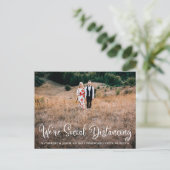 Cute Humoureuze Weddenschap Uitstel Briefkaart (Staand voorkant)