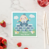 Cute Humpty Dumpty Baby shower Paper Napkins Servetten (Insitu)
