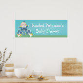 Cute Humpty Dumpty Baby shower Party Banner Poster (Keuken)