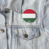Cute Hungary vlag Patriotic Ronde Button 5,7 Cm (In situ)