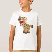 Cute Hungry Cartoon Hyena Children T-Shirt (Voorkant)