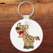 Cute Hungry Cartoon Hyena Sleutelhanger (Voorkant)