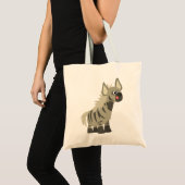 Cute Hungry Cartoon Striped Hyena Bag Tote Bag (Voorkant (product))