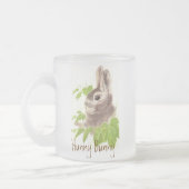 Cute Hunny Bunny Rabbit, Glass Mok (Links)