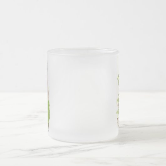 Cute Hunny Bunny Rabbit, Glass Mok (Center)