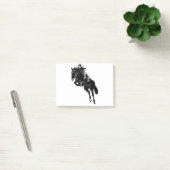 Cute Hunter Jumper Horse Post-it® Notes (Kantoor)